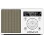 TechniSat Transita 100 Portatile Digitale Oro, Bianco
