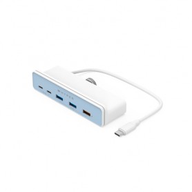 HYPER HD34A6 hub di interfaccia USB 3.2 Gen 1 (3.1 Gen 1) Type-A 5 Mbit/s Bianco