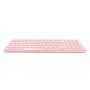 Rapoo E9700M tastiera RF senza fili + Bluetooth QWERTZ Tedesco Rosa