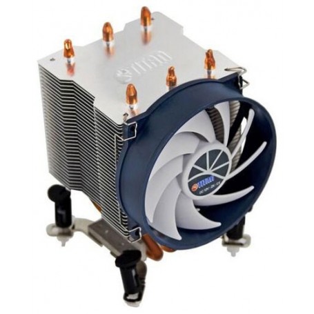 Titan TTC-NK35TZ/R(KU) sistema di raffreddamento per computer Processore Raffreddatore d'aria 9,5 cm Alluminio, Nero, Bi