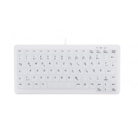 CHERRY AK-C4110 tastiera USB AZERTY Francese Bianco