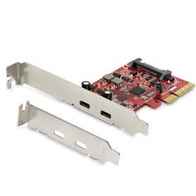 StarTech.com Scheda PCIe a 2 porte USB 3.1 - 2x USB-C - USB 3.1 Gen 2 fino a 10Gbps (PEXUSB312C3)
