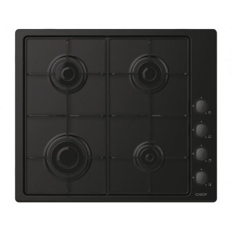 Candy Piano Cottura CHW6LBB a Gas 4 Fuochi Gas Colore Nero (33801977)