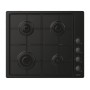 Candy Piano Cottura CHW6LBB a Gas 4 Fuochi Gas Colore Nero (33801977)