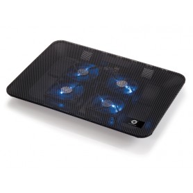 Conceptronic Pad di raffreddamento per notebook a 4 ventole (CNBCOOLPADL4F)
