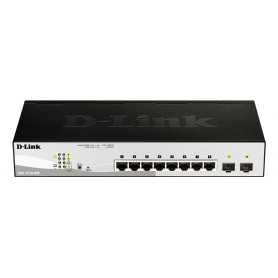 D-Link DGS-1210-08P switch di rete L2 Gigabit Ethernet (10/100/1000) Supporto Power over Ethernet (PoE) Nero (DGS-1210-08P)