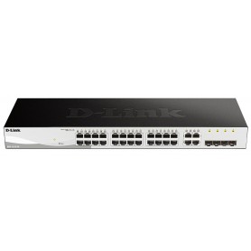 D-Link DGS-1210-24 switch di rete Gestito L2 Gigabit Ethernet (10/100/1000) 1U Nero (DGS-1210-24)