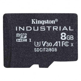 Kingston Technology Industrial 8 GB MicroSDHC UHS-I Classe 10 (SDCIT2/8GBSP)