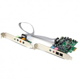 StarTech.com Scheda Audio interna PCI Express surround 7.1 canali - PCI Surround Sound Card a 24-bit , 192Khz (PEXSOUND7CH)