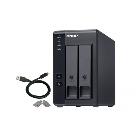 QNAP TR-002 array di dischi Nero (TR-002)