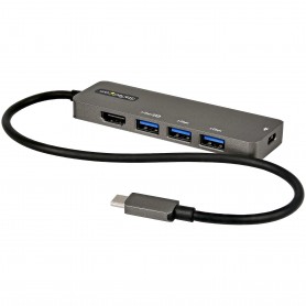 StarTech.com Adattatore Multiporta USB-C - Mini Docking station da USB-C a HDMI 4K 60Hz (HDR10) con Pass-Through Po (DKT30CHPD3)