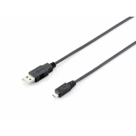 Equip 128594 cavo USB USB 2.0 1 m USB A Micro-USB B Nero