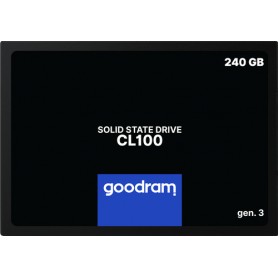 Goodram CL100 gen.3 2.5" 240 GB Serial ATA III 3D TLC NAND (SSDPR-CL100-240-G3)