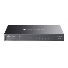 TP-LINK TL-SG2008P switch di rete Gestito Gigabit Ethernet (10/100/1000) Supporto Power over Ethernet (PoE) Nero (TL-SG2008P)