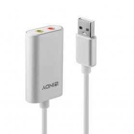 Lindy 42926 convertitore audio Argento, Bianco (42926)