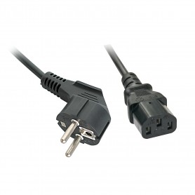 Lindy 30335 cavo di alimentazione Nero 2 m Spina di alimentazione di tipo F Accoppiatore C13 (30335)