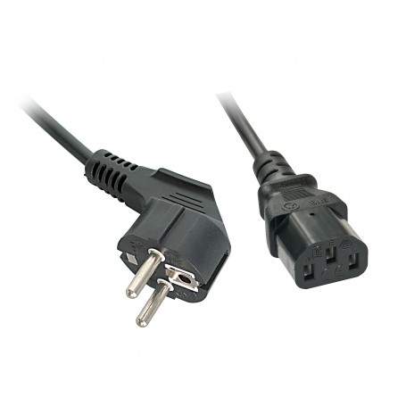 Lindy 30335 cavo di alimentazione Nero 2 m Spina di alimentazione di tipo F Accoppiatore C13 (30335)