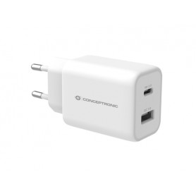 Conceptronic ALTHEA11W Caricabatterie per dispositivi mobili Universale Bianco AC Ricarica rapida Interno