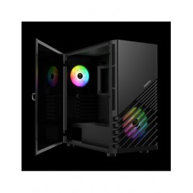 GAMDIAS CASE MID TOWER ARGUS M4 NERO TG 1x140mm + 1x120mm FAN ARGB