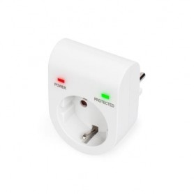 ADATTATORE DIGITUS PRESA TEDESCA BIPOLARE(SCHUKO) CON PROTEZIONE CONTRO GLI SBALZI APPROVATA TÜV-GS,CE-LVD, DN95400