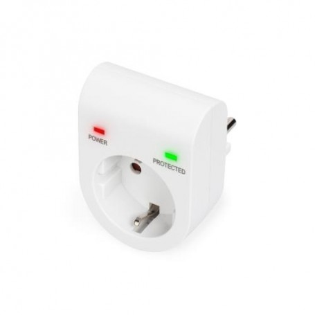 ADATTATORE DIGITUS PRESA TEDESCA BIPOLARE(SCHUKO) CON PROTEZIONE CONTRO GLI SBALZI APPROVATA TÜV-GS,CE-LVD, DN95400
