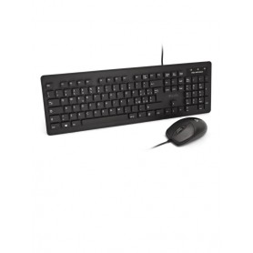 V7 Mouse e tastiera antimicrobici lavabili, USB, sensori ottici, specifica IP68, impermeabili (CKU700IT)