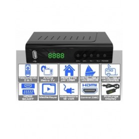 NOT ONLY TV DECODER LV6T2BOXHD RICEVITORE DIGITALE TERRESTRE DVB-T2 FULL HD (LV6T2BOXHD)