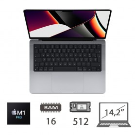MBP 14,2 (2021)M1 PRO-8C/16/512/14C GPU/SG/2Y