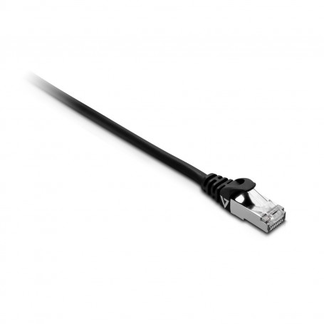 V7 Cavo Cat7 schermato con nastri di alluminio (SFTP) nero da RJ45 maschio a RJ45 maschio 5m 16.4ft (V7CAT7FSTP-5M-BLK-1E)