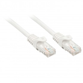 Lindy Rj45/Rj45 Cat6 2m cavo di rete Bianco U/UTP (UTP) (48203-LND)