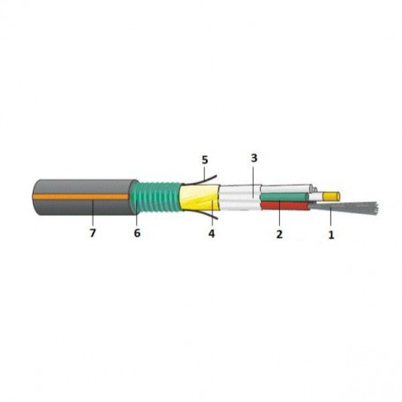 CAVO 48FO OM3 ACCIAIO FCA NERO