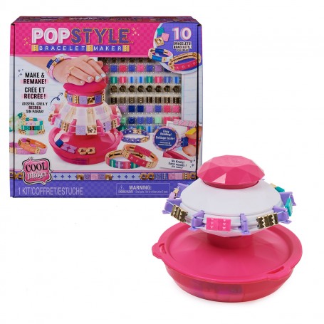 Cool Maker , Macchina Crea Braccialetti, con 170 Perline alla Moda e 20 Elastici, Crea fino a 10 Braccialetti. Giochi per Bambin