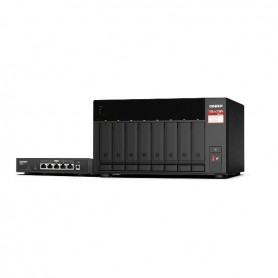 QNAP NAS 8 BAIE AMD V1500 4C/8T 8GB DDR4+switch