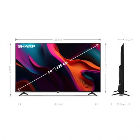 50 UHD 4K FRAMELESS SMART GOOGLE TV