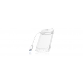 ICY BOX IB-AC703-U3 Box esterno HDD/SSD Bianco 2.5"