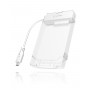 ICY BOX IB-AC703-C Box esterno HDD/SSD Translucent, Bianco 2.5"