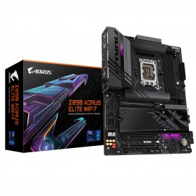 GIGABYTE Z890 AORUS ELITE WIFI7 Scheda Madre - Supporta CPU Intel Core Ultra (Serie 2), VRM a 16+1+2 fasi, fino a 8800MHz DDR5 (