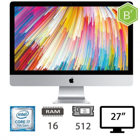 IMAC 27 5K (2017)I7-7700K/16/512M2/2Y - B