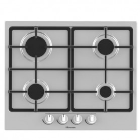 Hisense GM643XF piano cottura Acciaio inossidabile Da incasso Gas 4 Fornello(i) (GM643XF)