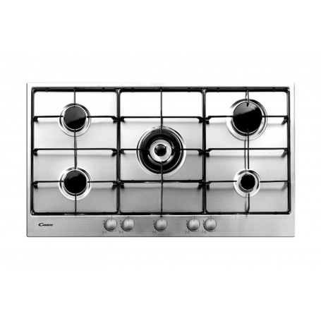 Candy Timeless PG953/1SX Acciaio inossidabile Da incasso 90.9 cm Gas 5 Fornello(i) (33801151)