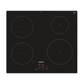 Siemens EU611BEB2E piano cottura Nero Da incasso Piano cottura a induzione 4 Fornello(i) (EU611BEB2E)