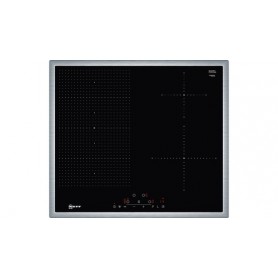 Neff T56BD50N0 piano cottura Nero, Acciaio inossidabile Da incasso Piano cottura a induzione 4 Fornello(i) (T56BD50N0)