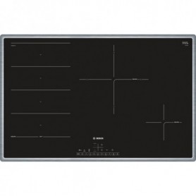 Bosch PXE845FC1E piano cottura Nero, Acciaio inossidabile Da incasso Ceramica 4 Fornello(i) (PXE845FC1E)