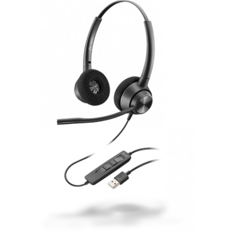 POLY EncorePro 320 Cuffia Padiglione auricolare USB tipo A Nero (214570-01)