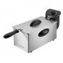 Bomann FR 2264 CB Singolo 3 L Indipendente 2000 W Friggitrice Nero, Acciaio inossidabile (622641)