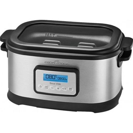ProfiCook PC-SV 1112 8 L 520 W Nero, Acciaio inossidabile (501112)