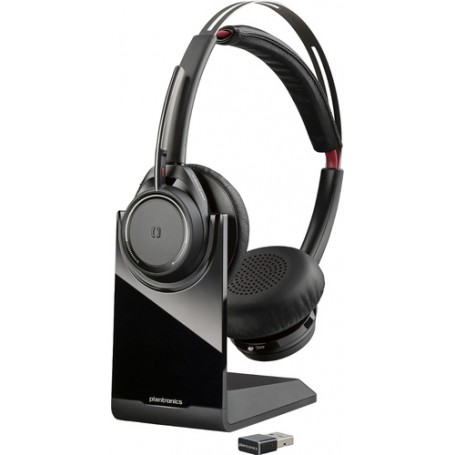 POLY Voyager Focus UC Cuffia Padiglione auricolare Bluetooth Nero (202652-103)