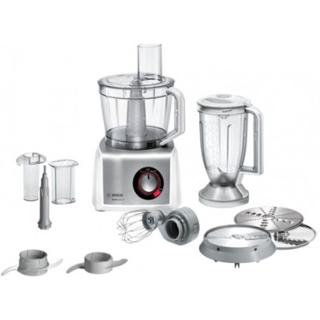 Bosch MC812S814 robot da cucina 1250 W 3,9 L Acciaio inossidabile, Bianco (MC812S814)