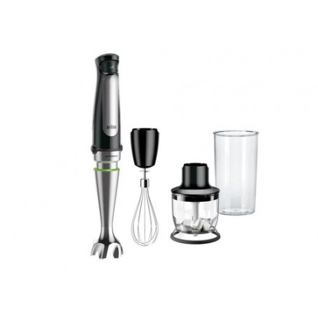 Braun MQ 7025X 0,6 L Frullatore ad immersione 1000 W Nero, Acciaio inossidabile (0X22111287)