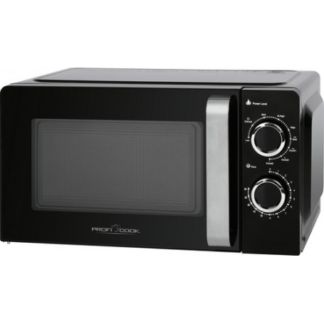 Bomann PC-MWG 1208 Superficie piana Microonde con grill 17 L 700 W Nero, Acciaio inossidabile (501208)